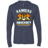 T-Shirts Vintage Navy / X-Small Rangers U White Ranger Triblend Long Sleeve Hoodie Tee