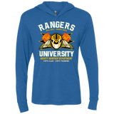 Rangers U White Ranger Triblend Long Sleeve Hoodie Tee