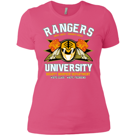 T-Shirts Hot Pink / X-Small Rangers U White Ranger Women's Premium T-Shirt