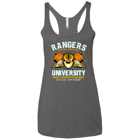 T-Shirts Premium Heather / X-Small Rangers U White Ranger Women's Triblend Racerback Tank