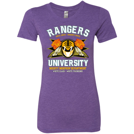 T-Shirts Purple Rush / Small Rangers U White Ranger Women's Triblend T-Shirt