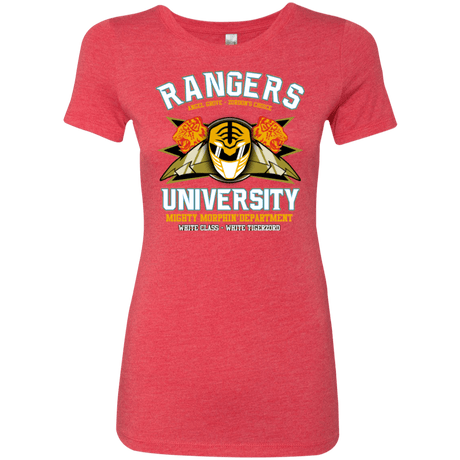 T-Shirts Vintage Red / Small Rangers U White Ranger Women's Triblend T-Shirt