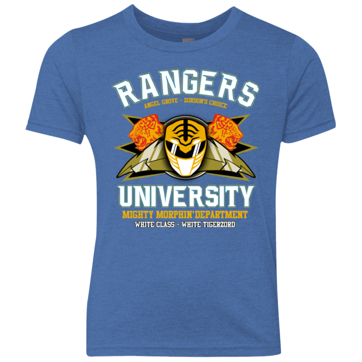 Rangers U White Ranger Youth Triblend T-Shirt