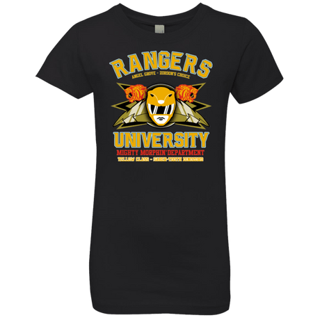 T-Shirts Black / YXS Rangers U Yellow Ranger Girls Premium T-Shirt