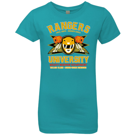 T-Shirts Tahiti Blue / YXS Rangers U Yellow Ranger Girls Premium T-Shirt
