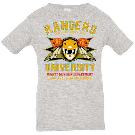 T-Shirts Heather / 6 Months Rangers U Yellow Ranger Infant PremiumT-Shirt