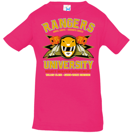 T-Shirts Hot Pink / 6 Months Rangers U Yellow Ranger Infant PremiumT-Shirt