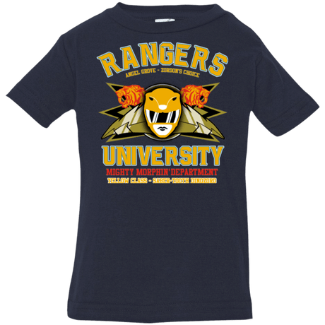 T-Shirts Navy / 6 Months Rangers U Yellow Ranger Infant PremiumT-Shirt