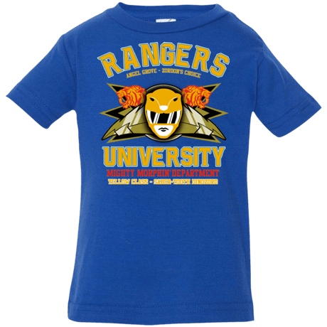 T-Shirts Royal / 6 Months Rangers U Yellow Ranger Infant PremiumT-Shirt