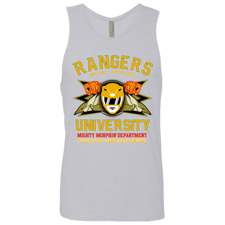 T-Shirts Heather Grey / Small Rangers U Yellow Ranger Men's Premium Tank Top