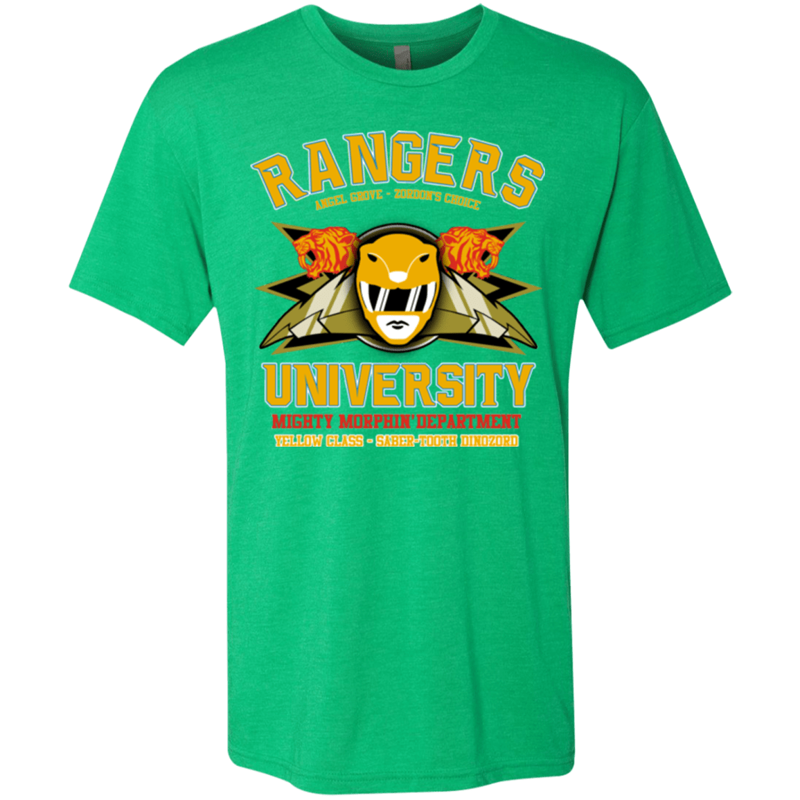 T-Shirts Envy / Small Rangers U Yellow Ranger Men's Triblend T-Shirt