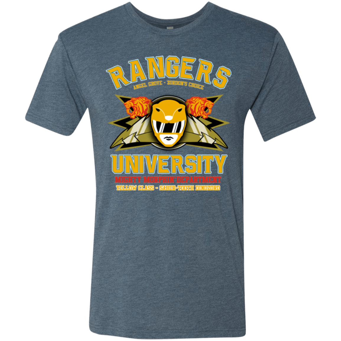 Rangers U Yellow Ranger Men's Triblend T-Shirt