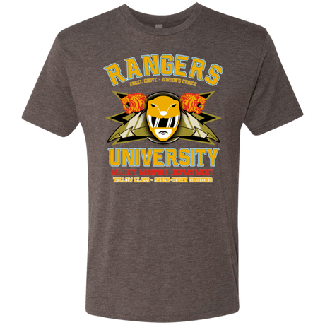 T-Shirts Macchiato / Small Rangers U Yellow Ranger Men's Triblend T-Shirt