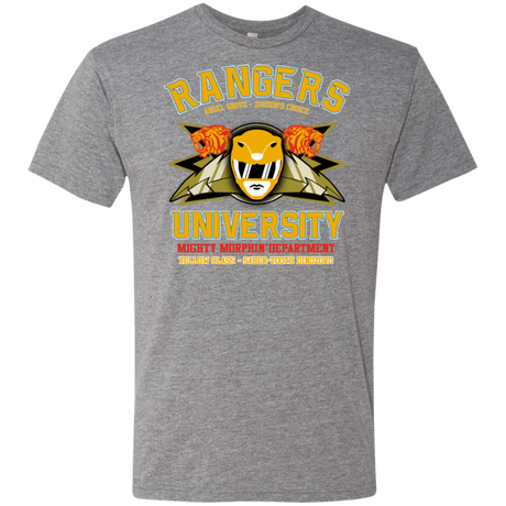 T-Shirts Premium Heather / Small Rangers U Yellow Ranger Men's Triblend T-Shirt