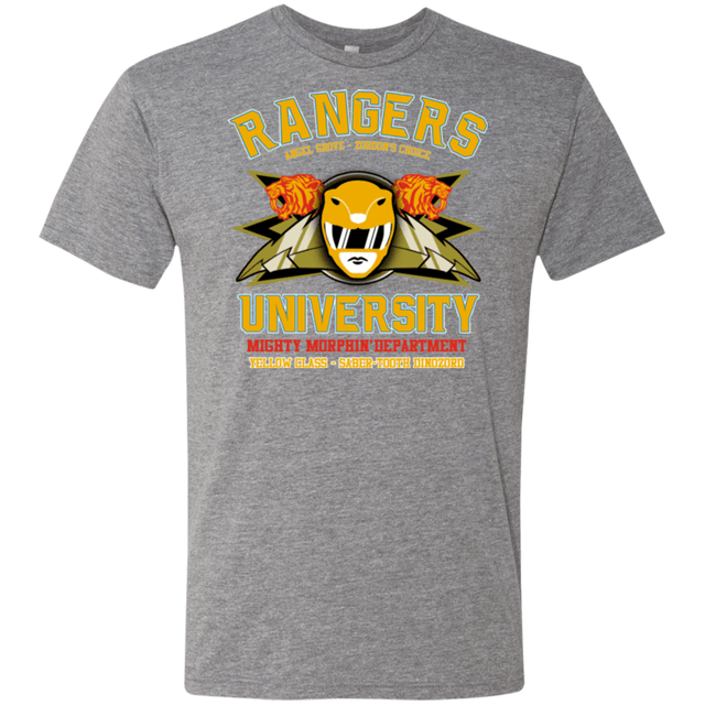 T-Shirts Premium Heather / Small Rangers U Yellow Ranger Men's Triblend T-Shirt