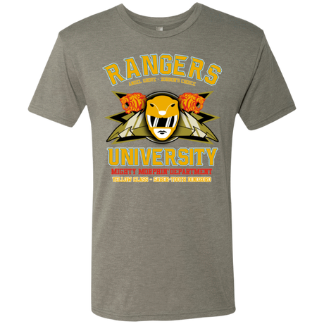 T-Shirts Venetian Grey / Small Rangers U Yellow Ranger Men's Triblend T-Shirt