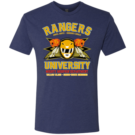 T-Shirts Vintage Navy / Small Rangers U Yellow Ranger Men's Triblend T-Shirt