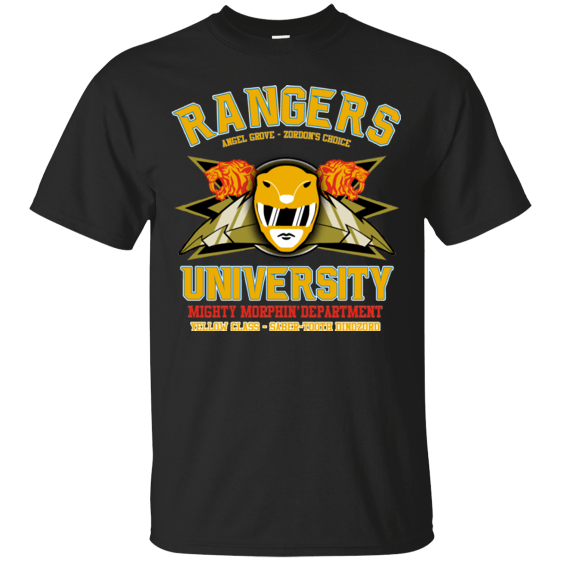 T-Shirts Black / Small Rangers U Yellow Ranger T-Shirt