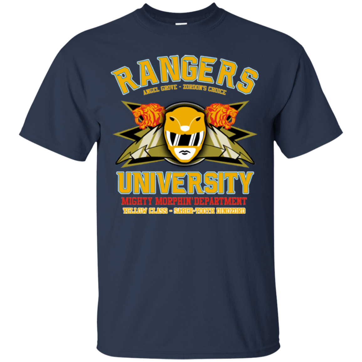 T-Shirts Navy / Small Rangers U Yellow Ranger T-Shirt