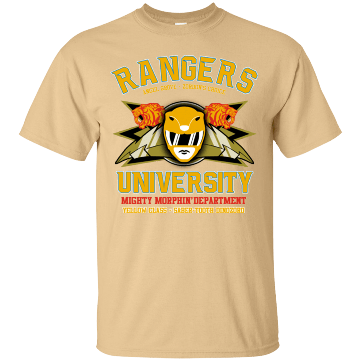 T-Shirts Vegas Gold / Small Rangers U Yellow Ranger T-Shirt