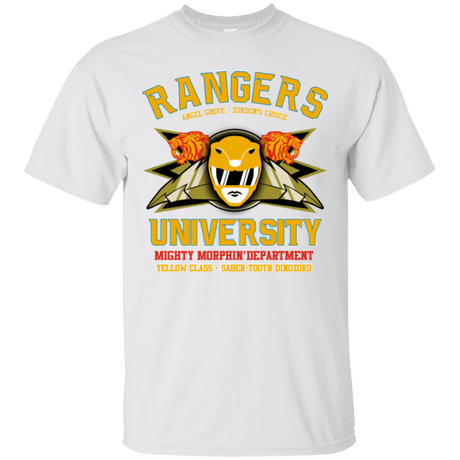 T-Shirts White / Small Rangers U Yellow Ranger T-Shirt