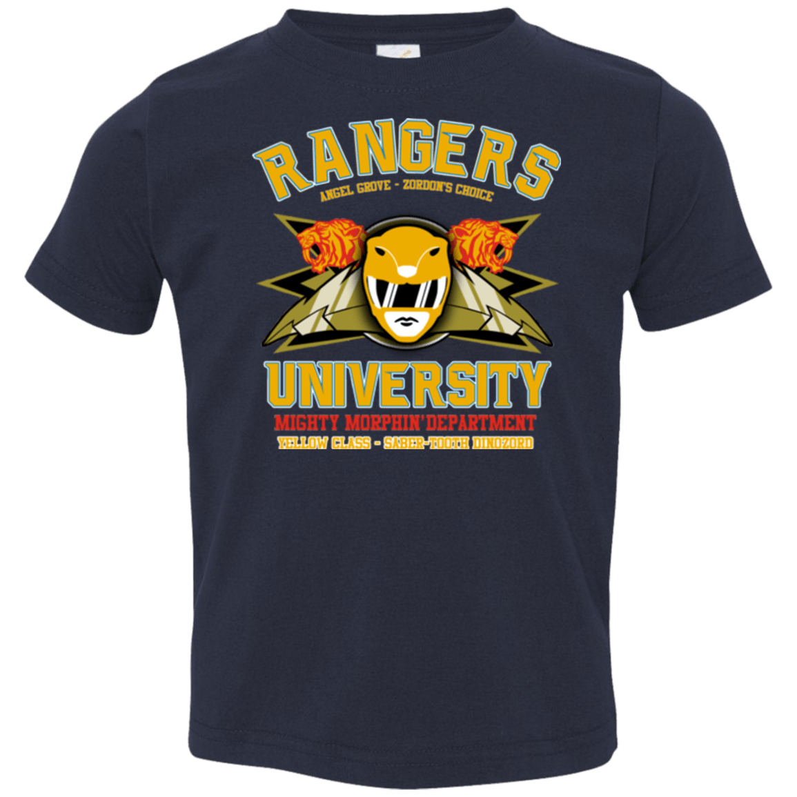 T-Shirts Navy / 2T Rangers U Yellow Ranger Toddler Premium T-Shirt