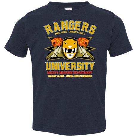 T-Shirts Navy / 2T Rangers U Yellow Ranger Toddler Premium T-Shirt