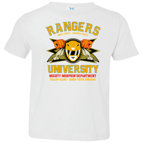 T-Shirts White / 2T Rangers U Yellow Ranger Toddler Premium T-Shirt