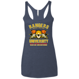 T-Shirts Vintage Navy / X-Small Rangers U Yellow Ranger Women's Triblend Racerback Tank