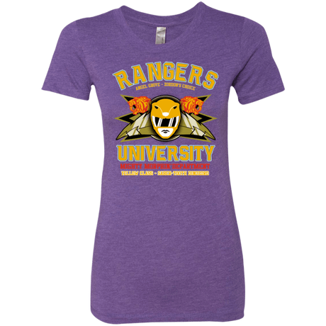 T-Shirts Purple Rush / Small Rangers U Yellow Ranger Women's Triblend T-Shirt