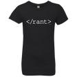 T-Shirts Black / YXS Rant Girls Premium T-Shirt