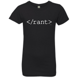 T-Shirts Black / YXS Rant Girls Premium T-Shirt