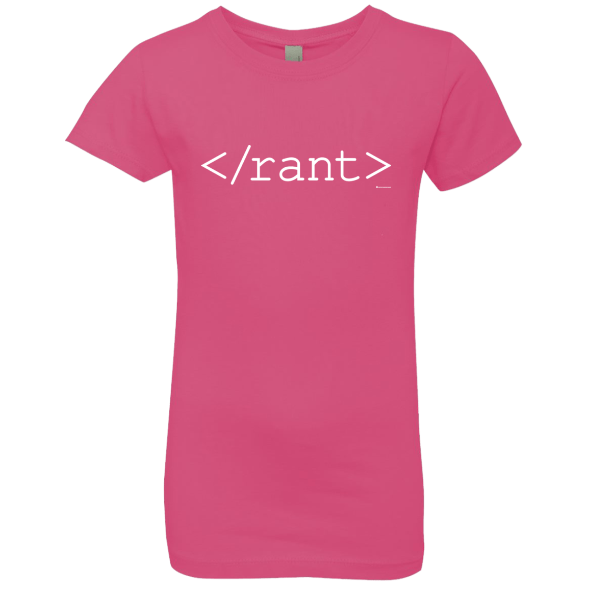 T-Shirts Hot Pink / YXS Rant Girls Premium T-Shirt