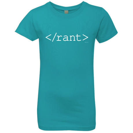 T-Shirts Tahiti Blue / YXS Rant Girls Premium T-Shirt