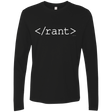 T-Shirts Black / Small Rant Men's Premium Long Sleeve