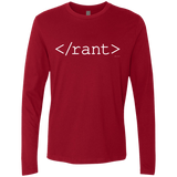 T-Shirts Cardinal / Small Rant Men's Premium Long Sleeve