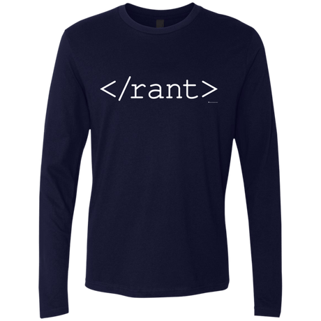 T-Shirts Midnight Navy / Small Rant Men's Premium Long Sleeve