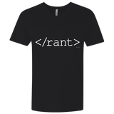T-Shirts Black / X-Small Rant Men's Premium V-Neck