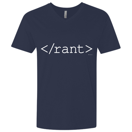 T-Shirts Midnight Navy / X-Small Rant Men's Premium V-Neck