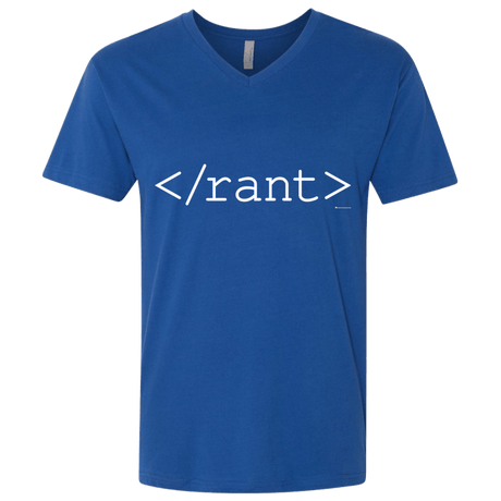 T-Shirts Royal / X-Small Rant Men's Premium V-Neck