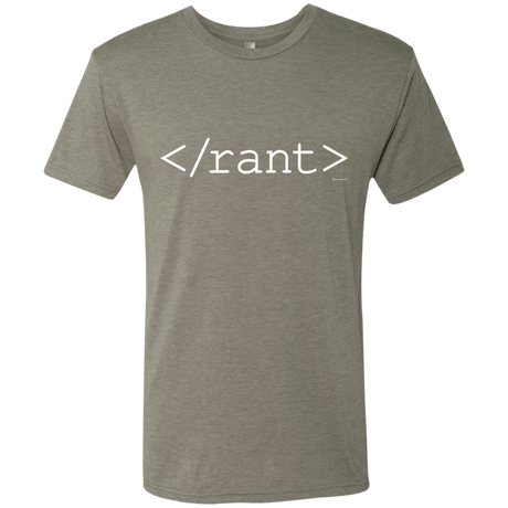 T-Shirts Venetian Grey / Small Rant Men's Triblend T-Shirt
