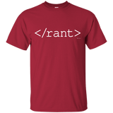 T-Shirts Cardinal / Small Rant T-Shirt