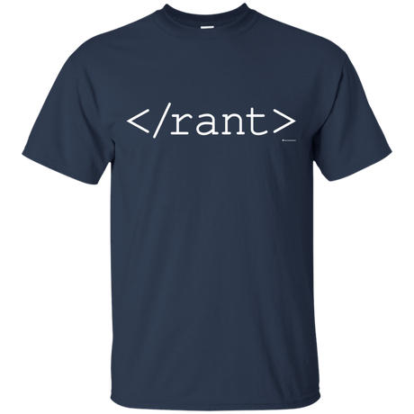 T-Shirts Navy / Small Rant T-Shirt
