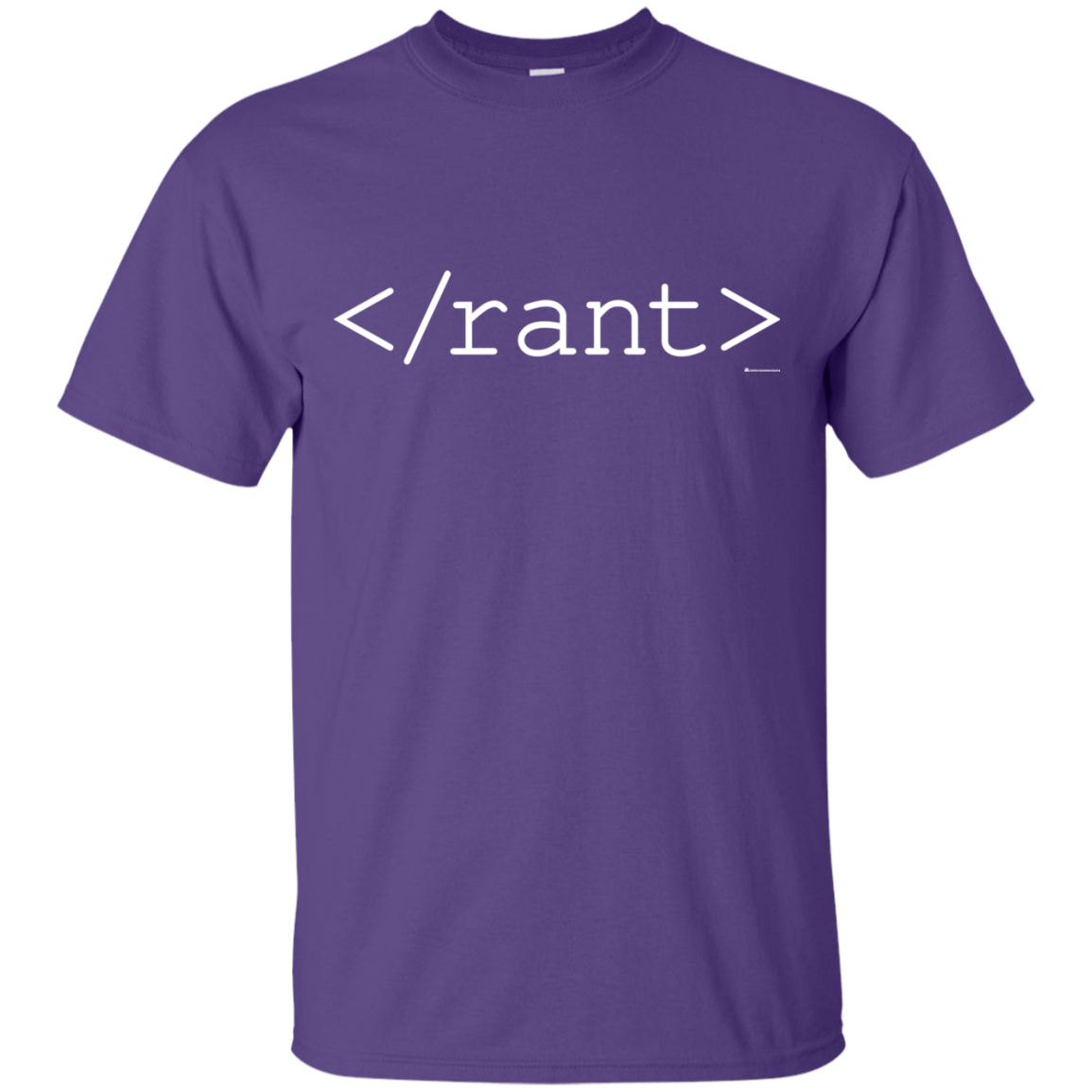 T-Shirts Purple / Small Rant T-Shirt