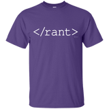 T-Shirts Purple / Small Rant T-Shirt