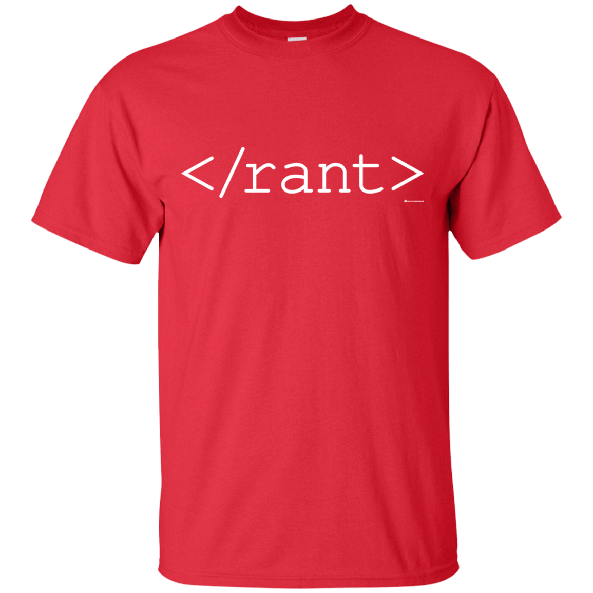 T-Shirts Red / Small Rant T-Shirt