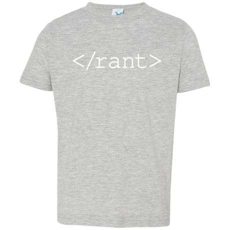 T-Shirts Heather Grey / 2T Rant Toddler Premium T-Shirt