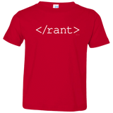 T-Shirts Red / 2T Rant Toddler Premium T-Shirt