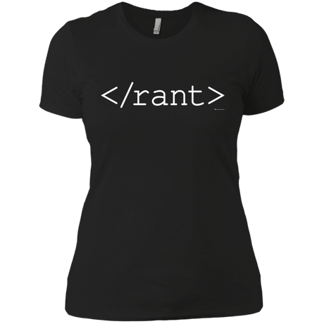 T-Shirts Black / X-Small Rant Women's Premium T-Shirt