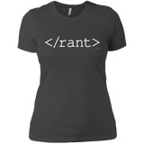 T-Shirts Heavy Metal / X-Small Rant Women's Premium T-Shirt